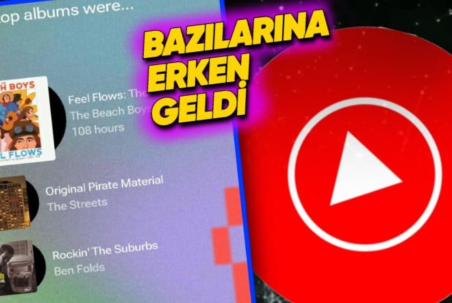 YouTube Music’in Yıllık Özeti, Bazı Kullanıcılarda Erkenden Gözükmeye Başladı